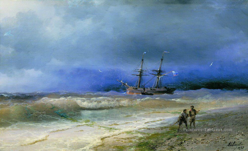 surf 1895 Romantique Ivan Aivazovsky russe Peintures à l'huile